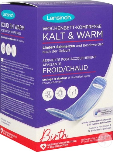Lansinoh Prosop Post‑Naștere Cald/Fierbinte 1 Bucată