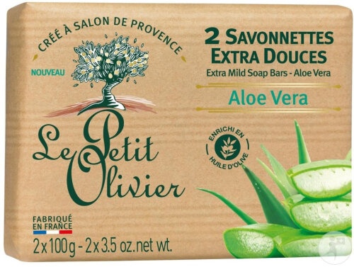 Le Petit Olivier Săpun Extra Delicat Aloe Vera 2x100g