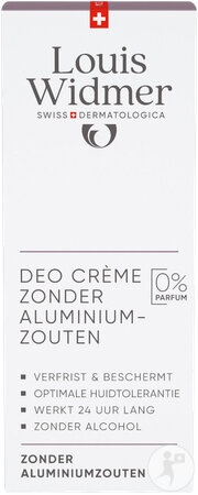 Louis Widmer Deodorant Cremă Fără Săruri De Aluminiu Fără Parfum 40ml