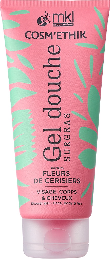 MKL Green Nature Cosm'Éthik Gel De Duş Rehidratant Floare De Cireș Față/Corp/Păr 200ml