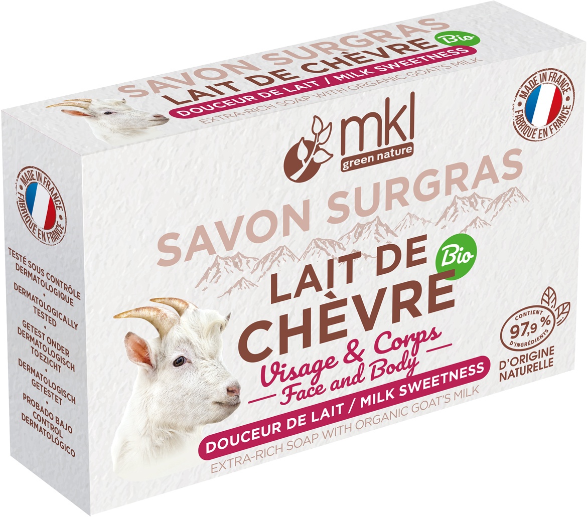 MKL Green Nature Săpun Solid Cu Lapte De Capră Bio Pentru Față Și Corp 100g