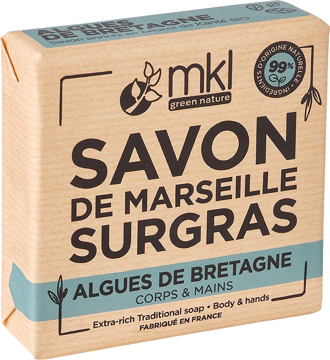 MKL Green Nature Săpun Solid De Marseille Alge Marine Organice Din Bretania 100g