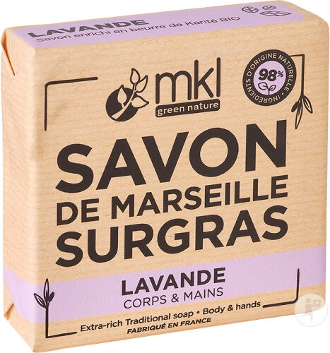 MKL Green Nature Săpun Solid De Marsilia Surgras Cu Lavandă Bio 100g