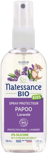 Natessance Bio Spray Protector Papoo Cu Ulei Esențial De Lavandă Flacon 100ml