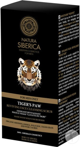 Natura Siberica Men Tiger’s Paw Gomaj Revitalizant Pentru Față Tub 150ml