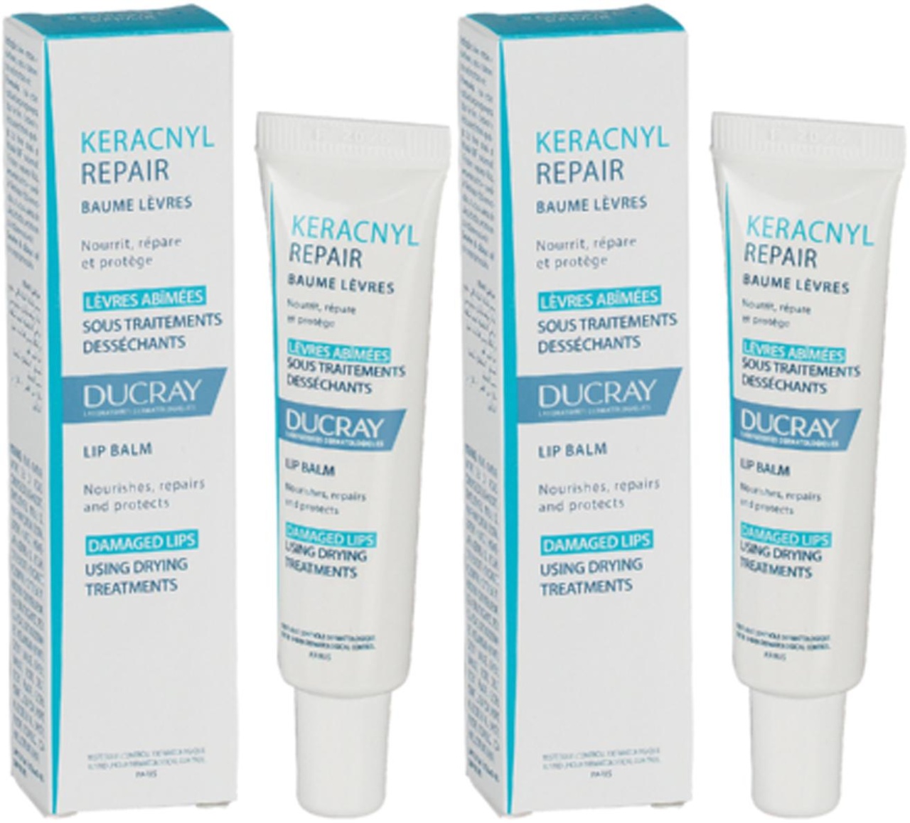 Ducray Keracnyl Repair Balsam De Buze 2x15ml