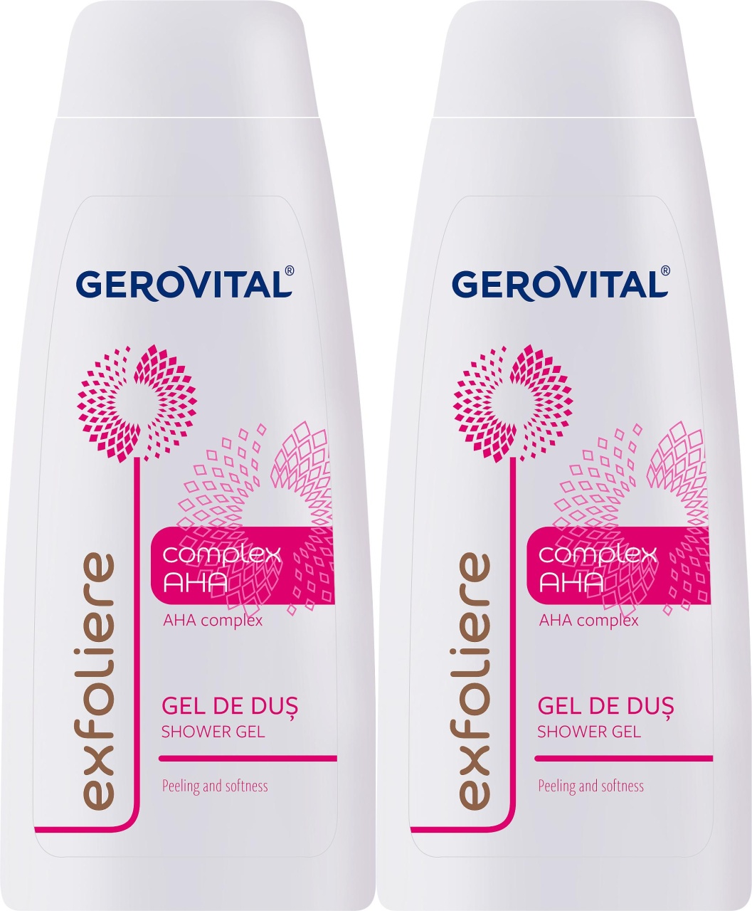 Gerovital Gel De Duș Complex AHA 2x400ml