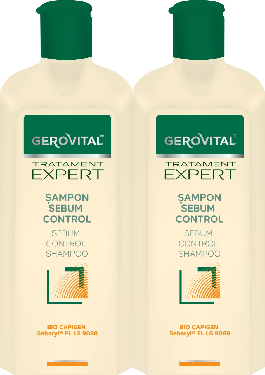 Gerovital Tratament Expert Șampon Sebum Control 2x250ml