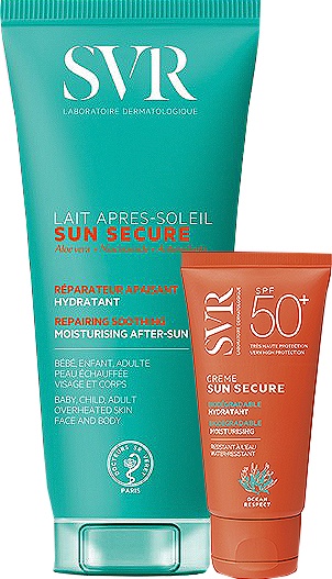 SVR Sun Secure Cremă Hidratantă + Sun Secure Lapte Hidratant După Expunerea La Soare