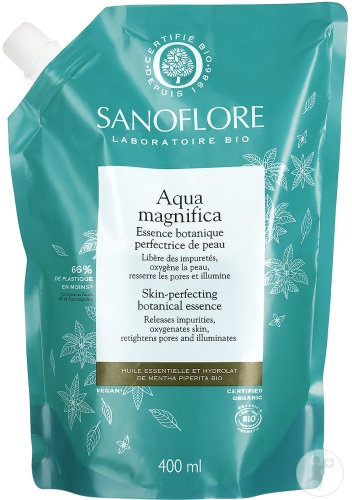 Sanoflore Aqua Magnifica Esență Botanică Perfectoare Ten Gras Sau Mixt Rezerva 400ml