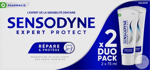 Sensodyne Expert Protect Pastă De Dinți Reparare Și Protecție Mentă Proaspătă 2x75ml