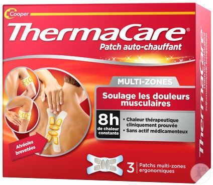 Thermacare Plasture Termic Multi-Zone Pentru Dureri Musculare 3 Bucăți