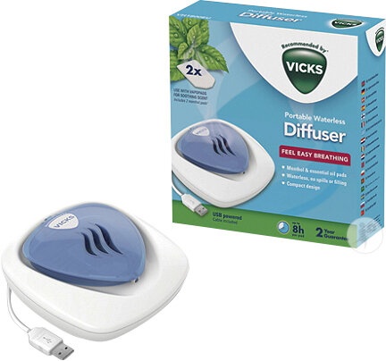 Vicks Difuzor Tehnic Portabil Fără Apă 1 Bucată