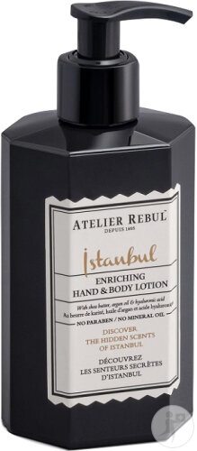 Atelier Rebul Istanbul Loțiune Hrănitoare Pentru Mâini Și Corp Flacon Cu Pompă 250ml
