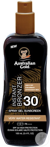Australian Gold Protectie Solara Spf30 Spray Gel Cu Bronzare 100ml
