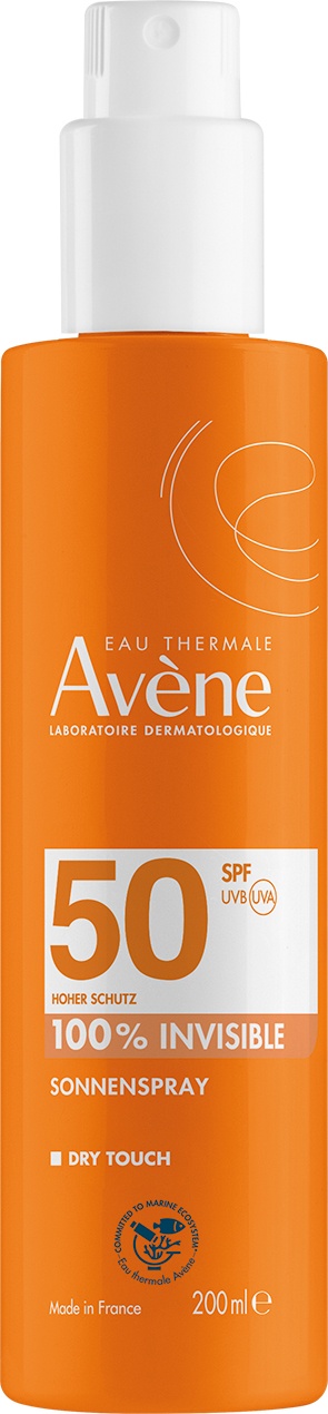 Avène SPF50 Spray De Protecție Solară 100% Invizibil 200ml