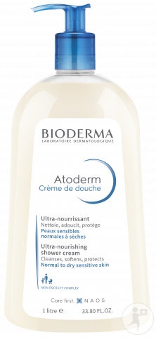 Bioderma Atoderm Cremă De Duş Ultra-HrănitoarPiele Sensibilă//Uscată/Atopică 1l