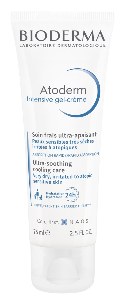 Bioderma Atoderm Intensive Gel-Cremă Piele Sensibilă/Foarte Uscată/Iritată/Atopică Tub 75ml