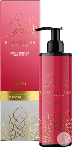 Bodygliss Ulei De Masaj Și Lubrifiant Petale De Trandafir 150ml
