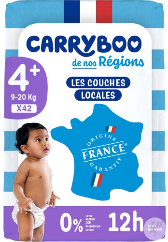 Carryboo Scutece Mărimea 4+ 9-20kg 42 Bucăți