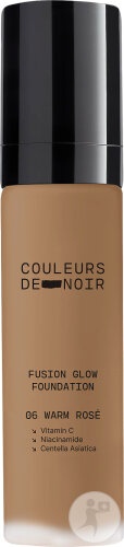 Couleurs De Noir Fusion Glow Fond De Ten 06 Warm Rose 30ml