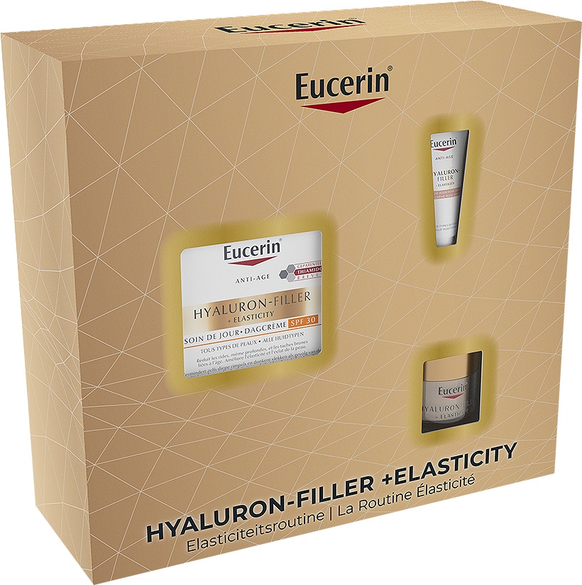 Eucerin Set Cadou Hyaluron-Filler + Elasticity Day SPF30 3 Produse