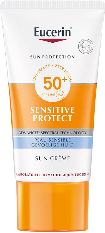 Eucerin Sun Sensitive Protect Cremă Solară Piele Sensibilă SPF50+ Tub 50ml