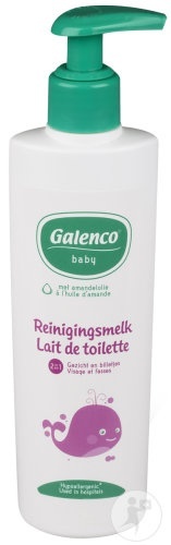 Galenco Baby Lapte De Curățare Emolient 2in1 Față Și Fese Flacon Cu Pompa 400ml