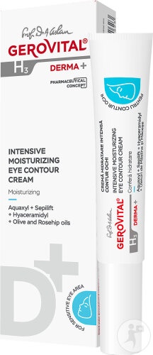 Crema conturi ochi pentru hidratare intensa H3 Derma+, 15 ml, Gerovital - imagine 4