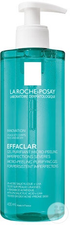 La Roche-Posay Effaclar Gel Purificator Micro-Peeling Imperfecțiuni Severe 400ml
