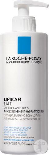 La Roche-Posay Lipikar Loțiune De Corp Relipidantă Anti-Uscăciune 48h Piele Sensibilă Și Uscată 400ml