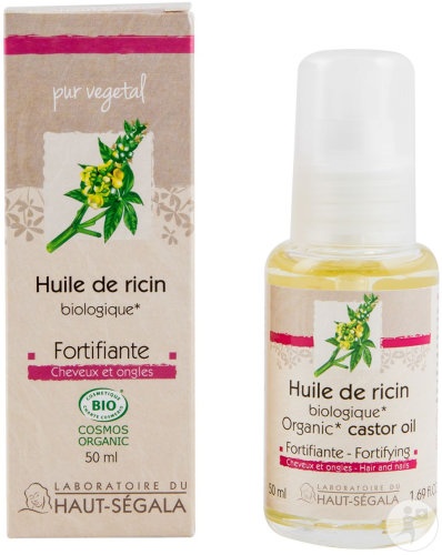 Laboratoire Du Haut-Ségala Ulei De Ricin Bio Fortifiant Pentru Păr Și Unghii 50ml