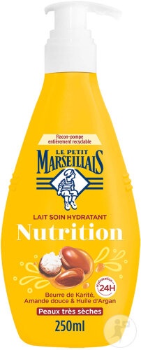 Le Petit Marseillais Lapte Hidratant Îngrijire Nutritivă Flacon 250ml