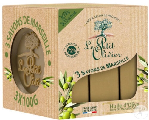 Le Petit Olivier Săpun Marseille Ulei Măsline 3x100g