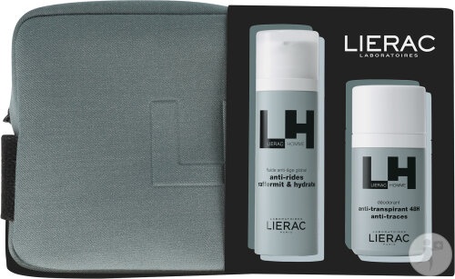 Lierac Set Pentru Bărbați Fluid Anti-Age 50ml + Deodorant 50ml + Trusă