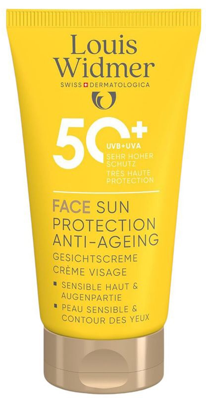Louis Widmer Protecție Solară Pentru Față Sun Face SPF50+ Anti-îmbătrânire 50ml