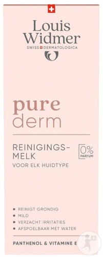 Louis Widmer Purederm Lapte De Curățare Fără Parfum Flacon 200ml