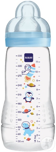 Mam Easy Active Biberon 2-A Etapă 330ml Space Adventure Băieți 1 Bucata