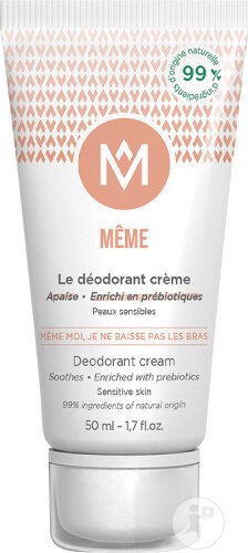 Même Cosmetics Même Moi Je Ne Baisse Pas Les Bras Deodorant Cremă Piele Sensibilă Tub 50ml