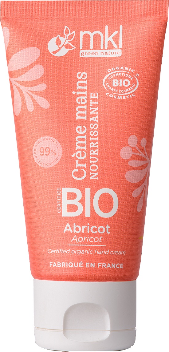 MKL Green Nature Cremă De Mâini Hrănitoare Și Reparatoare Caise Organic 50 ml