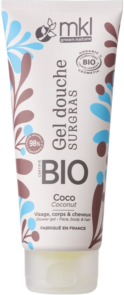 MKL Green Nature Gel De Duș Rehidratant Ultra-Hrănitor Nucă De Cocos Bio Eco Tub 200ml