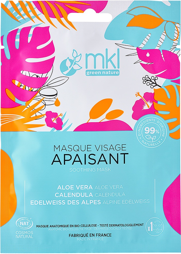 MKL Green Nature Mască De Față Calmantă 1 Bucată
