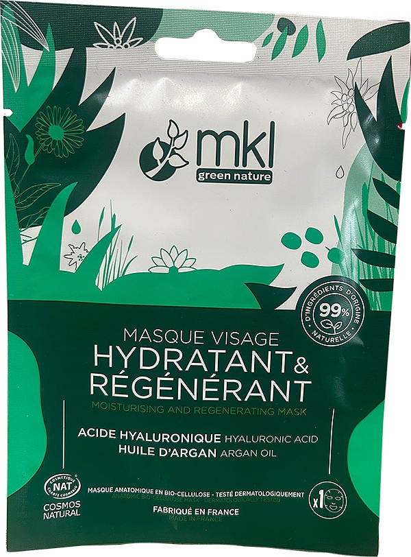 MKL Green Nature Mască De Față Hidratantă Și Regenerantă 10ml
