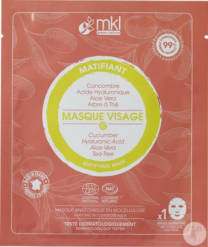 MKL Green Nature Mască Facială Cu Efect Matifiant 10ml