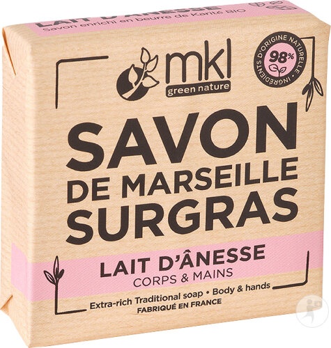 MKL Green Nature Săpun Solid De Marsilia Surgras Cu Lapte De Măgăriță Bio 100g