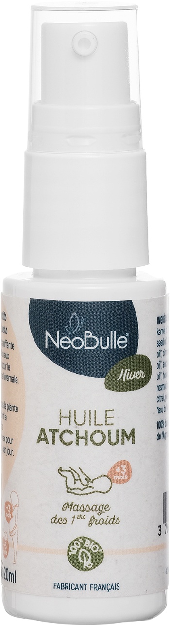 Néobulle Ulei Atchoum Pentru Masaj În Perioada Răcelilor Flacon Cu Pompiță 20ml