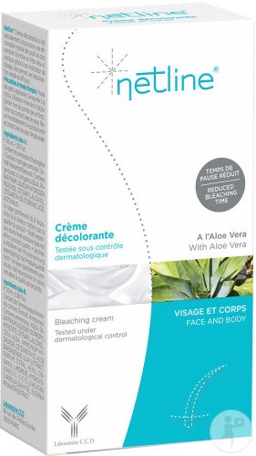 Netline Cremă Decolorantă Pentru Față Și Corp 2 Tuburi 20 + 40ml