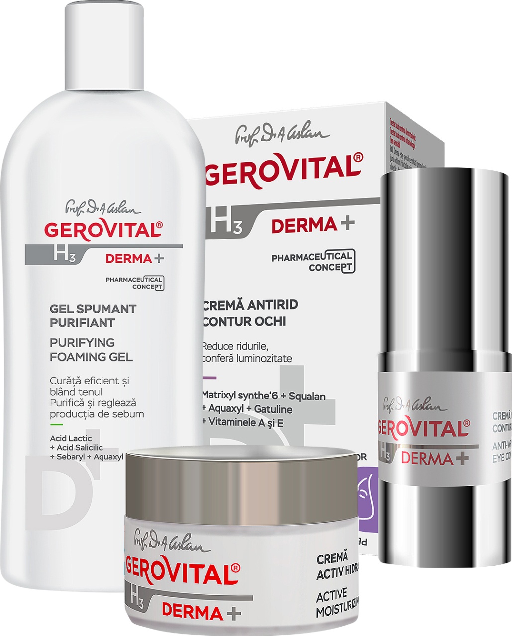Gerovital H3 Derma+ 3 Produse