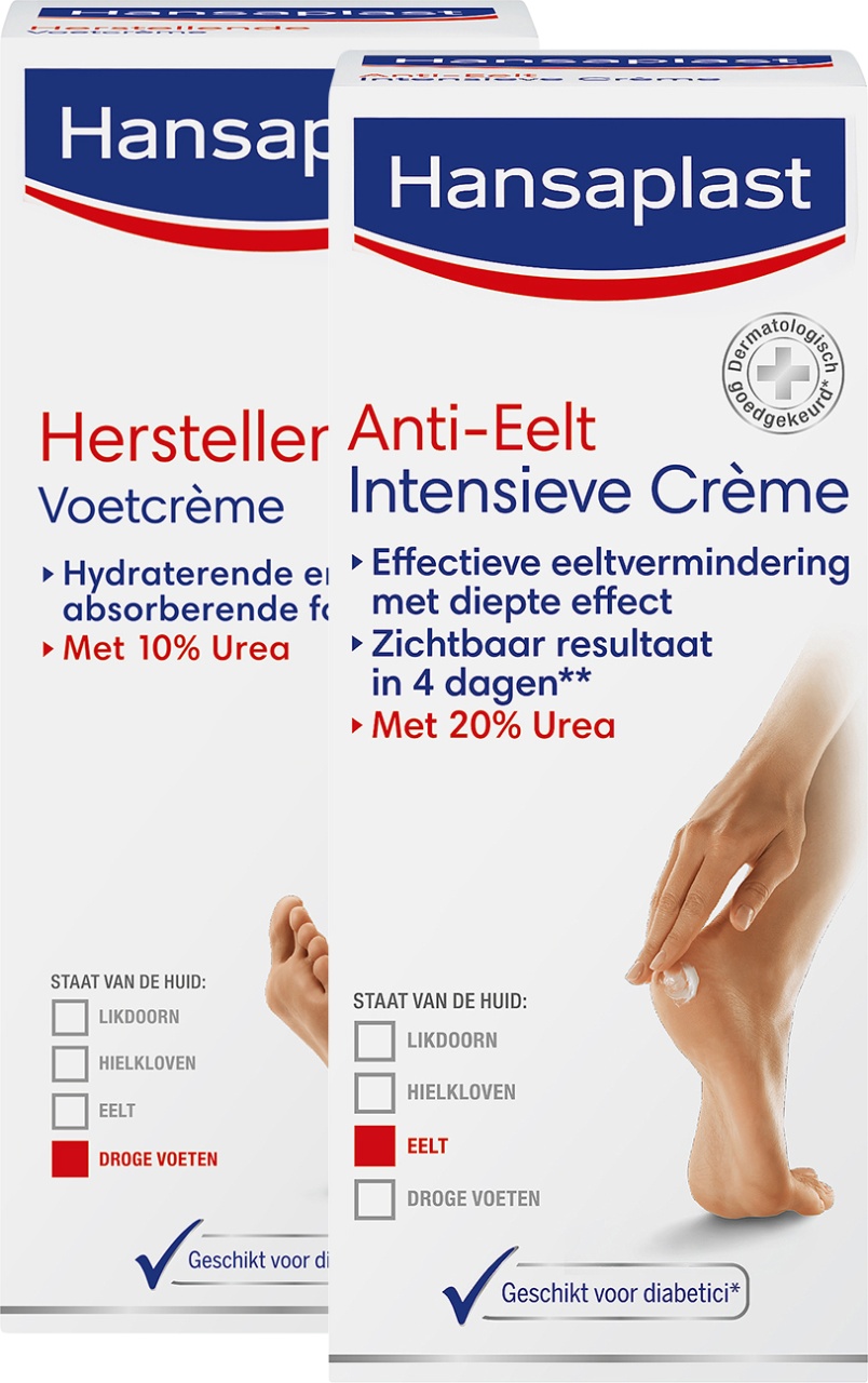 Hansaplast Cremă De Picioare + Anti Callus Intensive Cremă Hidratantă 20% Uree