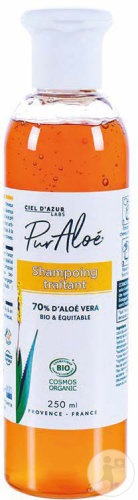 Pur'Aloé Șampon Tratament Cu 70% Aloe Vera Bio Și Echitabil 250ml